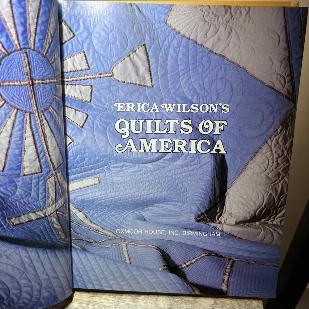 Vtg 1980 Hardcover “Erica Wilson’s Quilts Of America” Quiltmaking Instructions